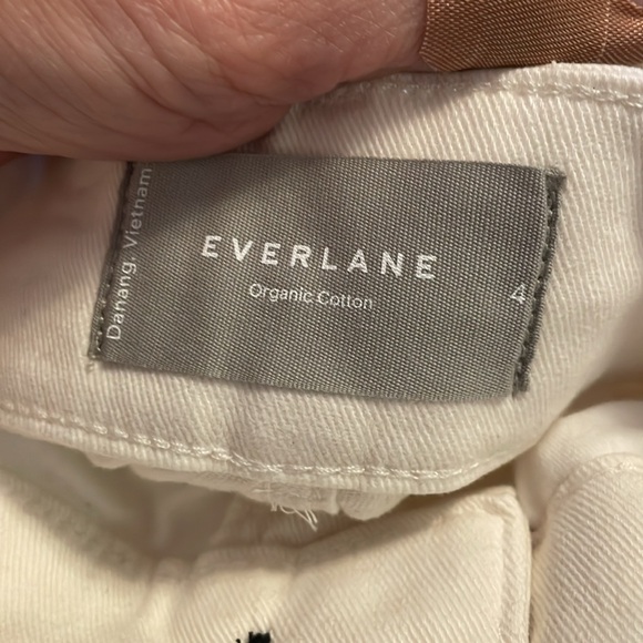 NEW WITH TAGS Everlane Bone The Organic Wide-Leg Pant in Size 4 - Picture 9 of 10